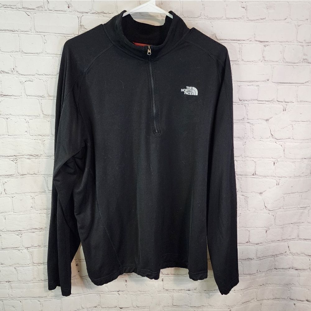 Men's NorthFace athletic longsleeve zip-up fleece, size XL